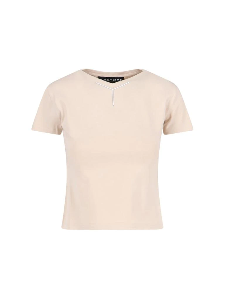Y/Project y Chrome Baby Logo T-shirt 1