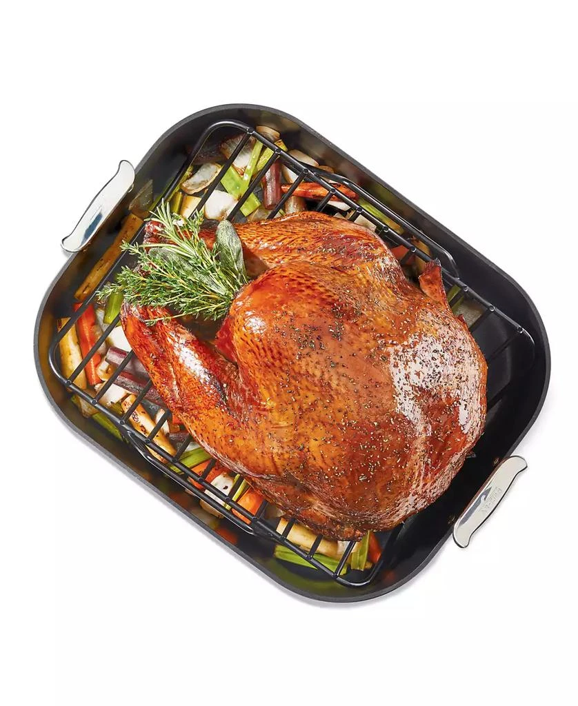 All-Clad HA1 Nonstick Hard Anodized Roaster with Rack Cookware 3