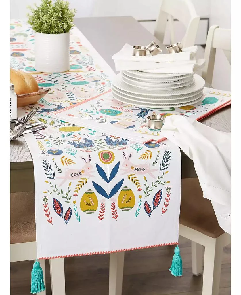 Design Imports Easter Folk Garden Placemats 13" x 19", Set of 6 2