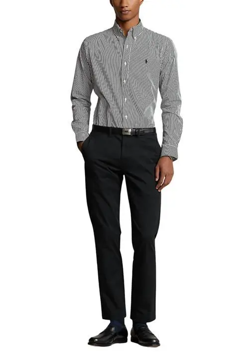 Ralph Lauren Classic Fit Striped Stretch Poplin Shirt 3