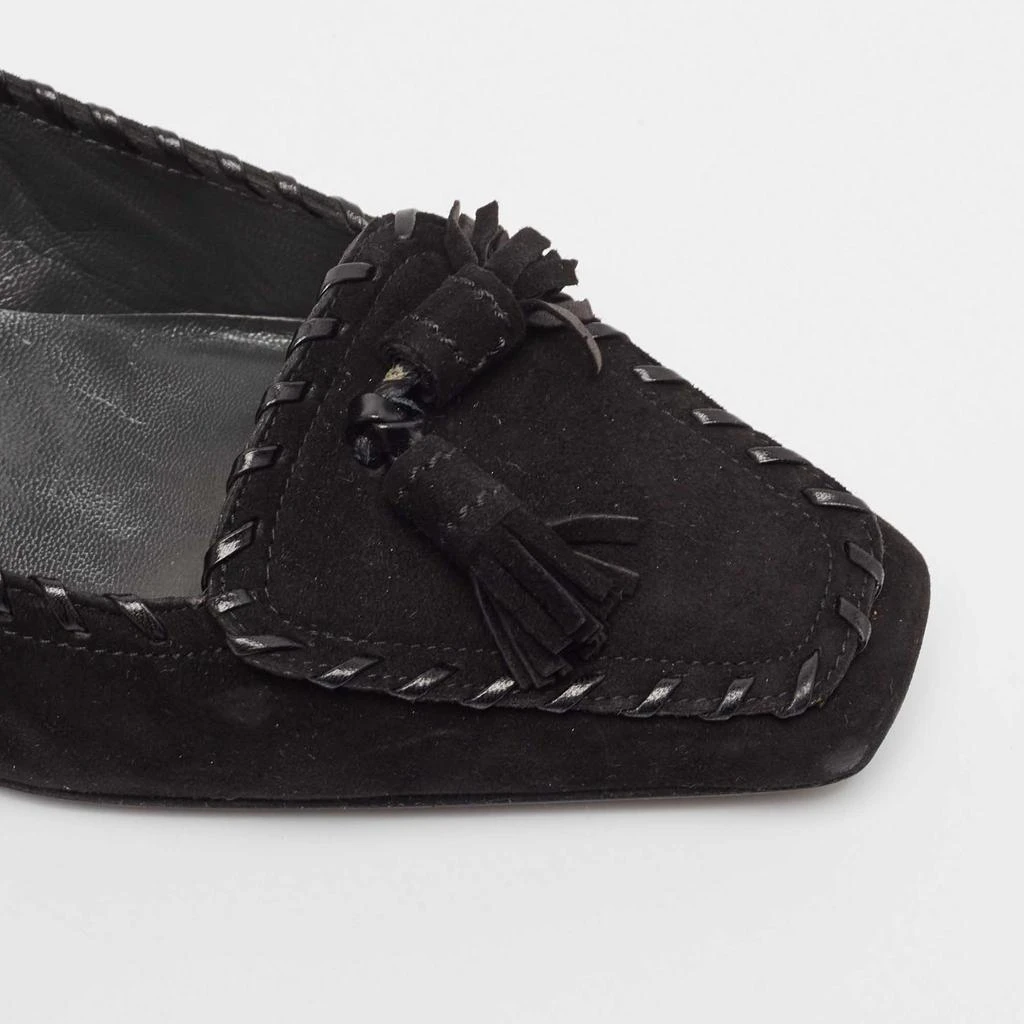 Stuart Weitzman Stuart Weitzman Black Suede Block Heel Pumps Size 37.5 8