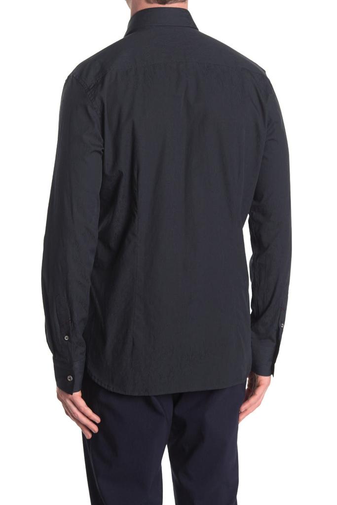 Zanella Milano Tailored Fit Jacquard Button-Up Shirt