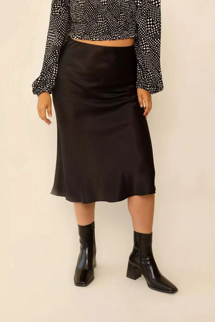 Whimsy and Row Whimsy + Row Donna Tencel Midi Skirt 3