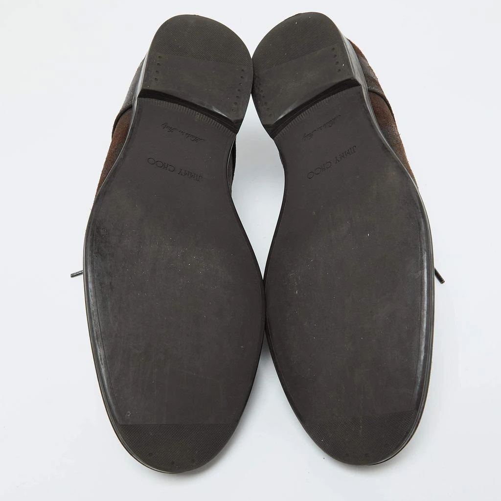 Jimmy Choo Jimmy Choo Dark Brown Suede Lace up Derby Size 41.5 6