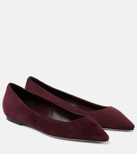 Jimmy Choo Romy suede ballet flats 1
