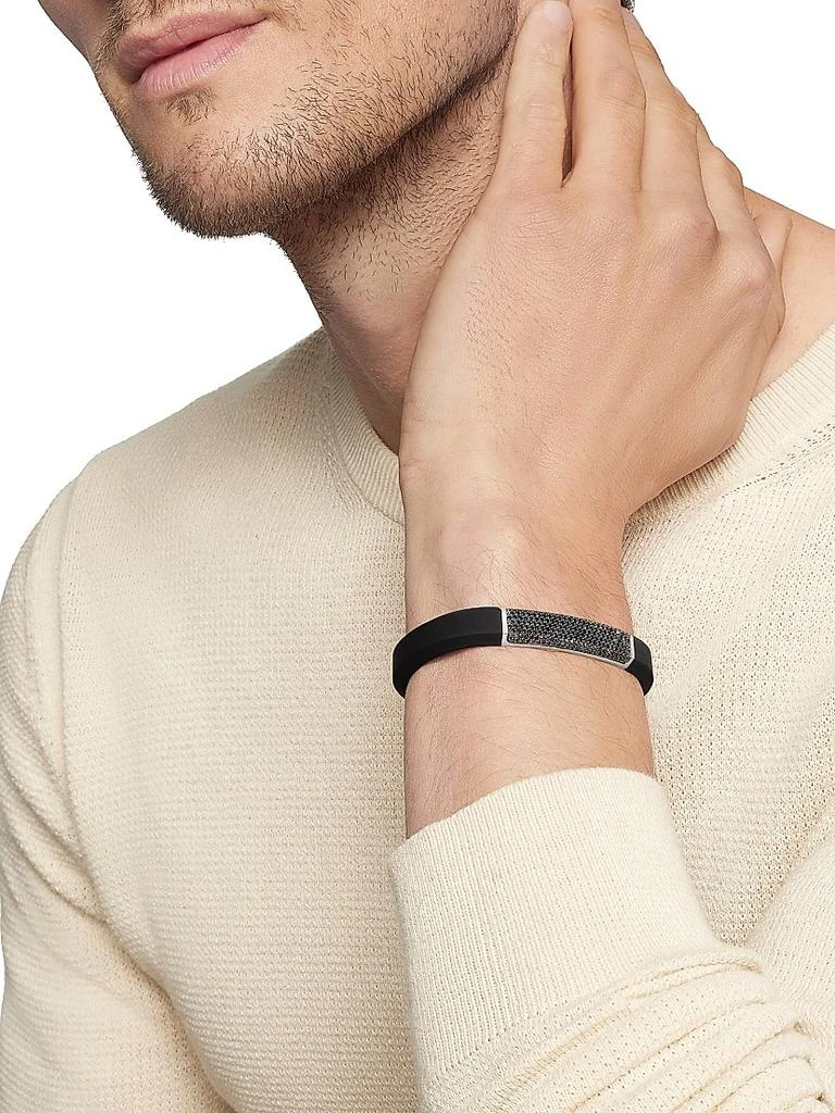 David Yurman Streamline ID Bracelet In Rubber 7