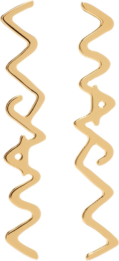 Marni Gold Marni Symbol Earrings