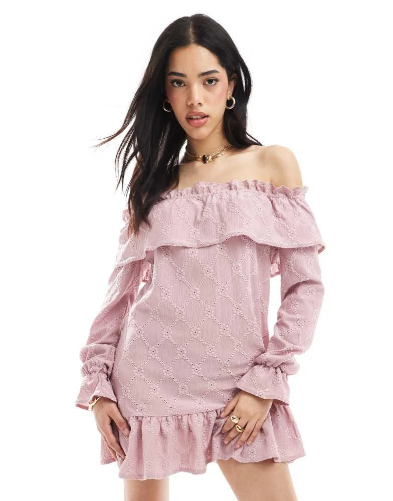 miss selfridge pink dress Miss Selfridge Pink Sequin Tulle Mini Dress Size 6 New Without Tags