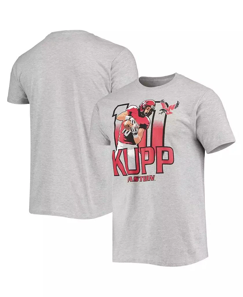 The Original Retro Brand Men's Cooper Kupp Heathered Gray Eastern Washington Eagles Player T-shirt 1