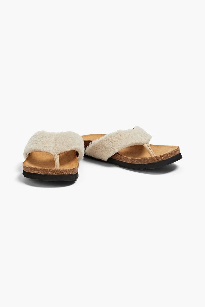 BY MALENE BIRGER Kiras shearling sandals 2
