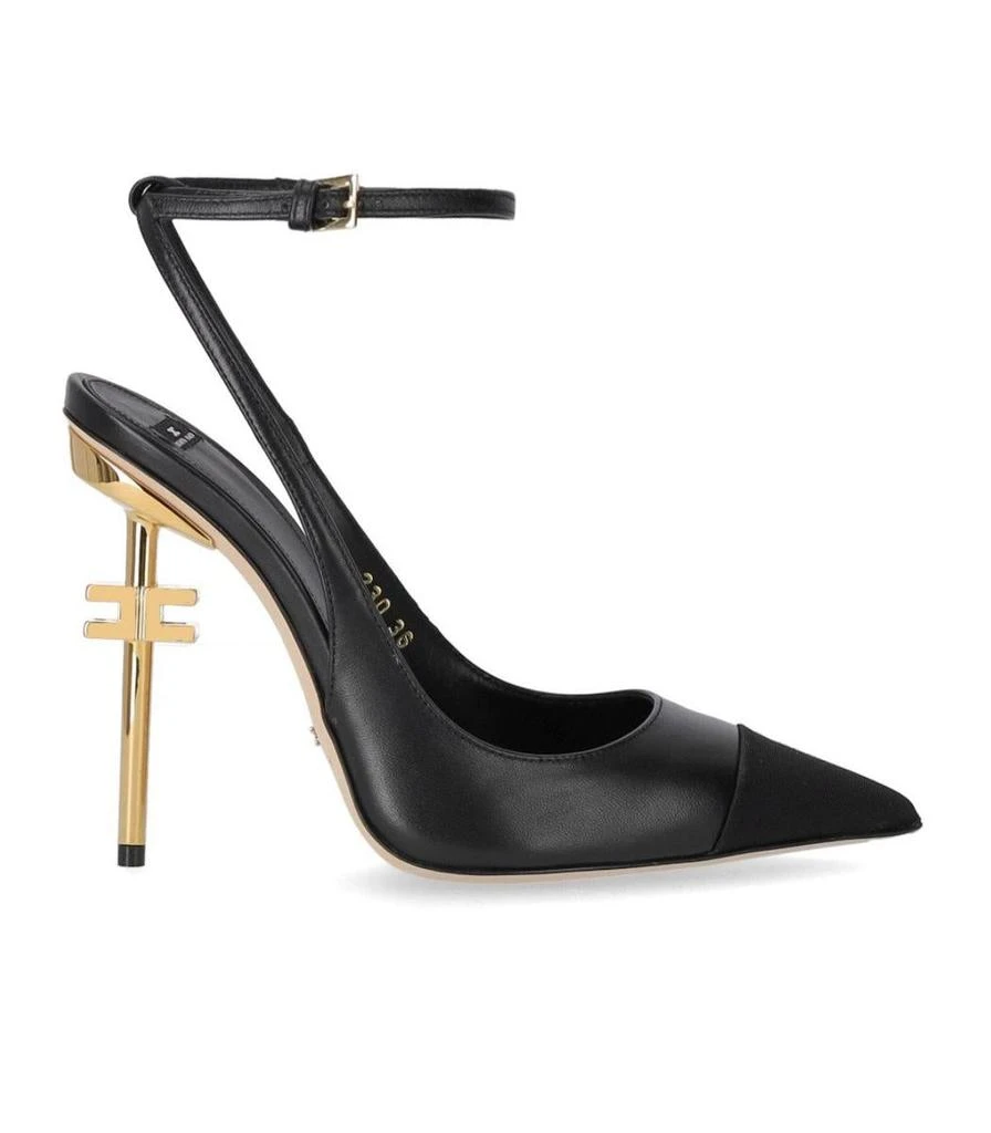 ELISABETTA FRANCHI Elisabetta Franchi Black Slingback Pump 1