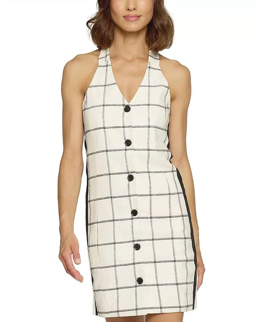 polo halter dress Diamond Plaid Halter Dress XS/S – OMNIA main image 0