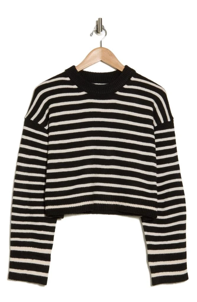 Elodie Stripe Crop Sweater 3