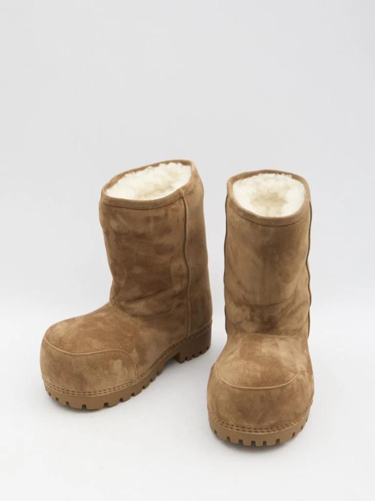Balenciaga Alaska Fur Low Boots 5