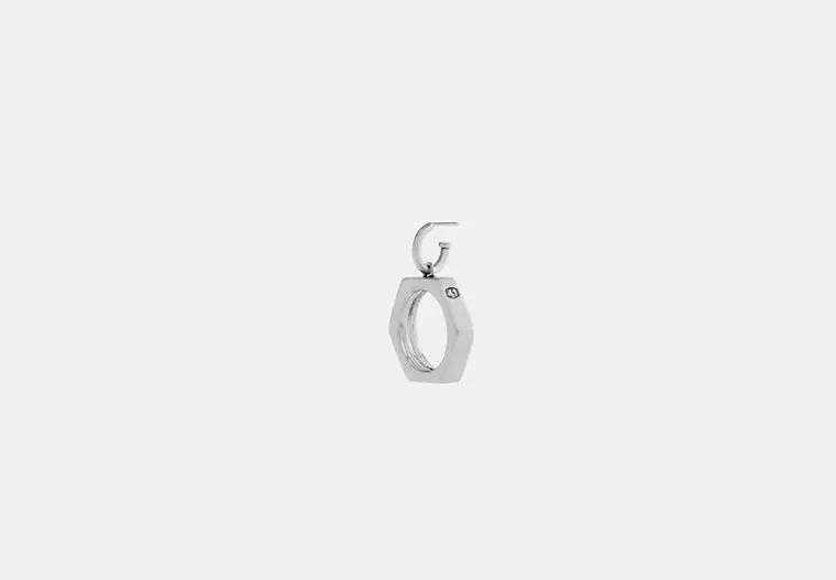 Coach Hex Nut Single Earring