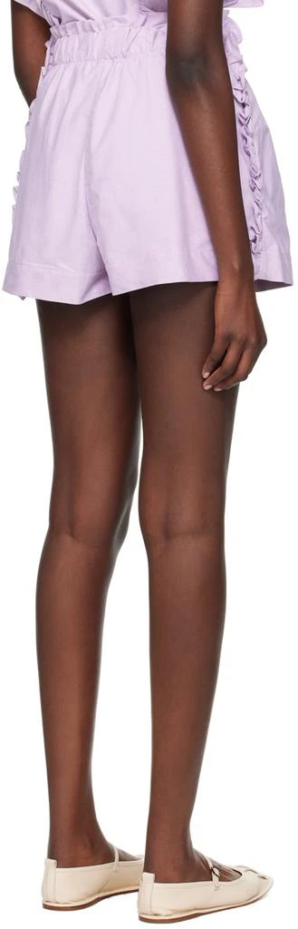 Kika Vargas Purple Demi Shorts 3