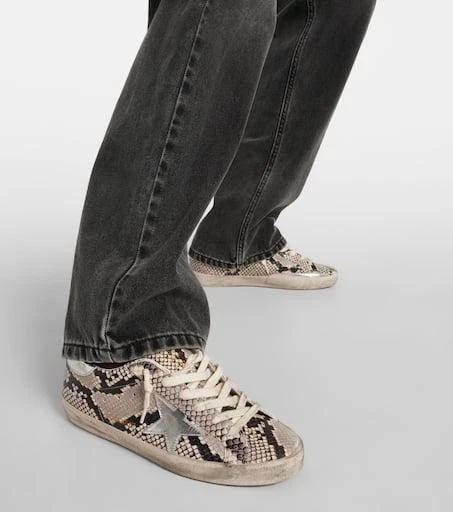 Golden Goose Super-Star snake-effect leather sneakers 4