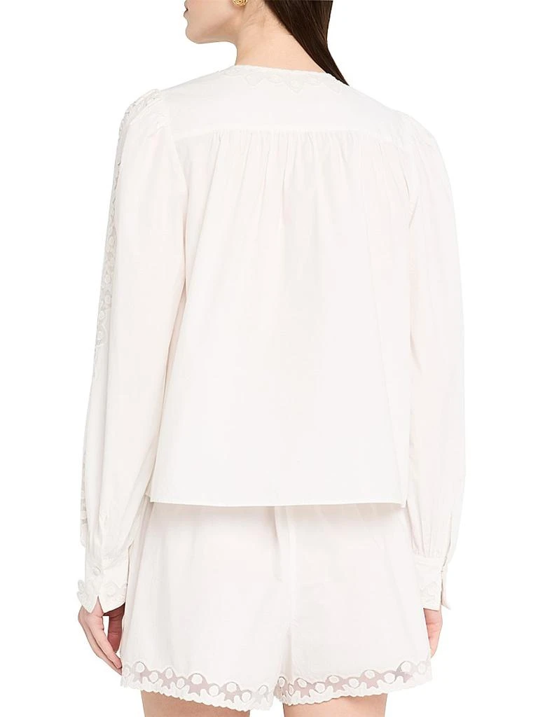 Ulla Johnson Kady Long-Sleeve Blouse 4