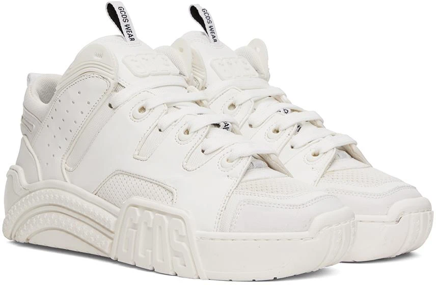 GCDS White Skate Sneakers 4