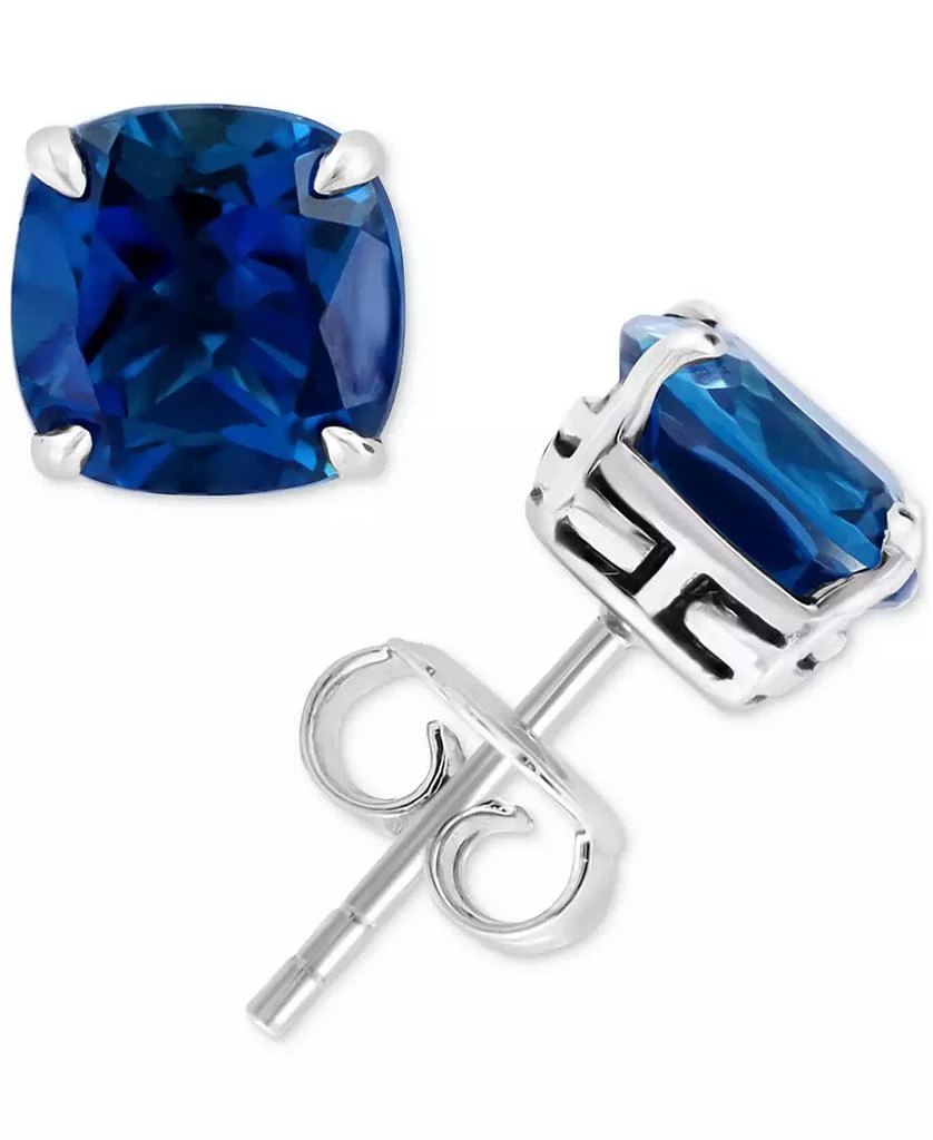 EFFY® London Blue Topaz Cushion Stud Earrings (6-1/10 in