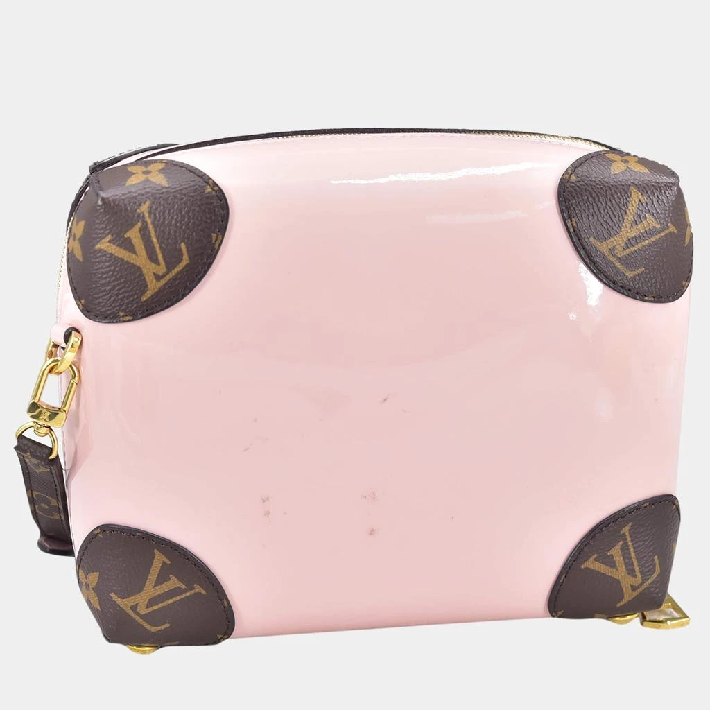 Louis Vuitton Louis Vuitton Pink Animal skin Vernis Leather Venice Crossbody Bag 2