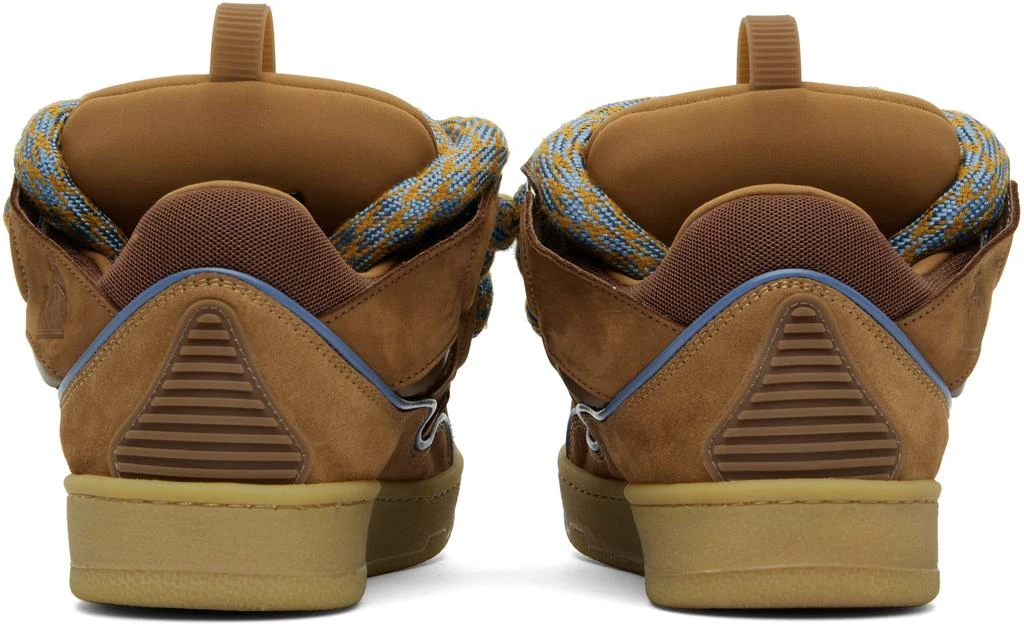 Lanvin Tan Curb Sneakers 2