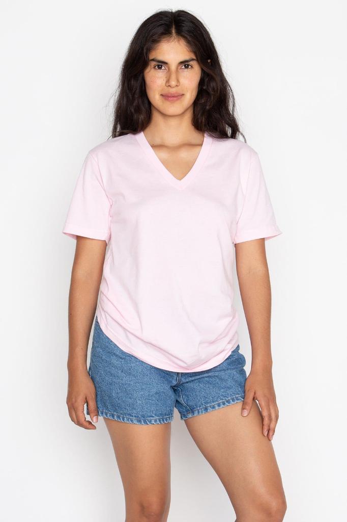 Los Angeles Apparel 24056 - Fine Jersey V-Neck T-Shirt
