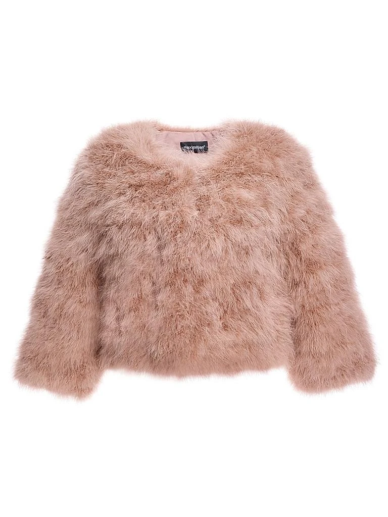 Maximilian Feather Bolero Jacket 1