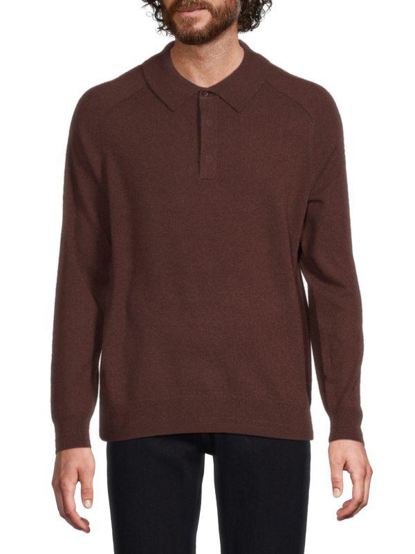 Magaschoni Cashmere Polo Sweater