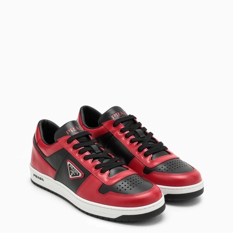 Prada Downtown red/black trainer 3