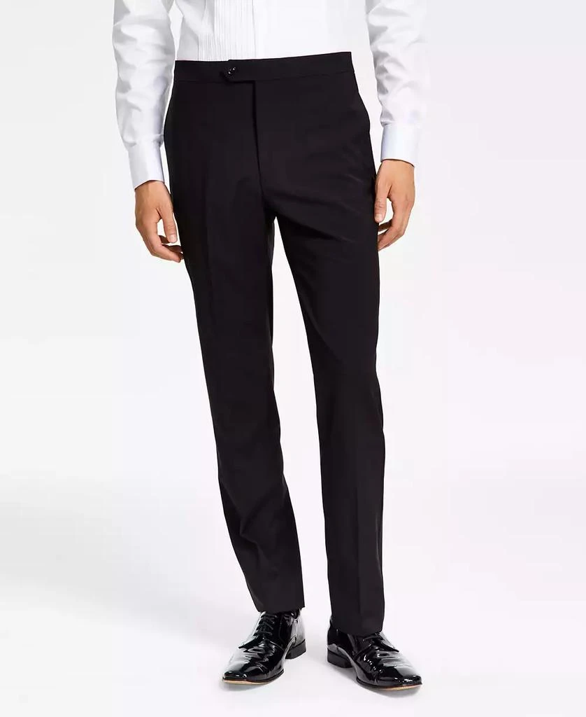 Calvin Klein Men's Slim-Fit Infinite Stretch Black Tuxedo Pants 2