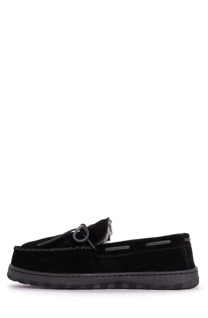 MUK LUKS Paul Printed Berber Suede Faux Fur Lined Slipper 3