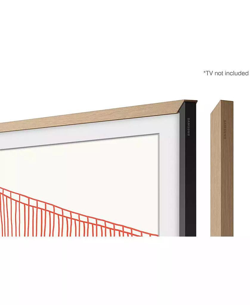 SAMSUNG 55" The Frame Customizable Bezel In Modern Teak - VGSCFA55TK