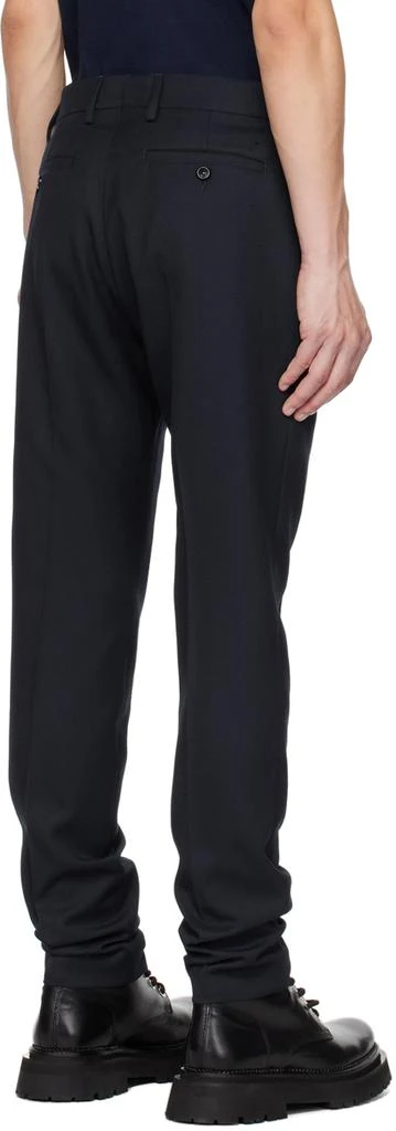 AMI Navy Cigarette Fit Trousers 3