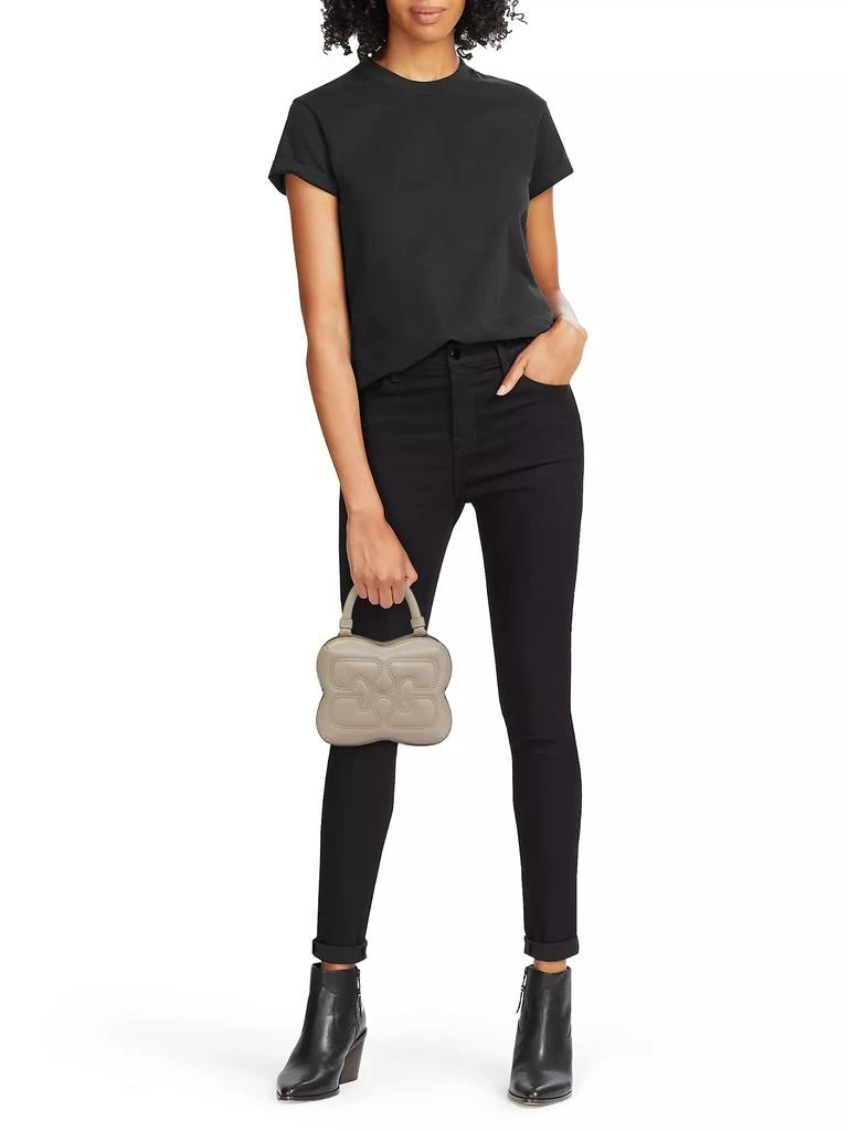 Ganni Small Butterfly Quilted Crossbody Bag 3