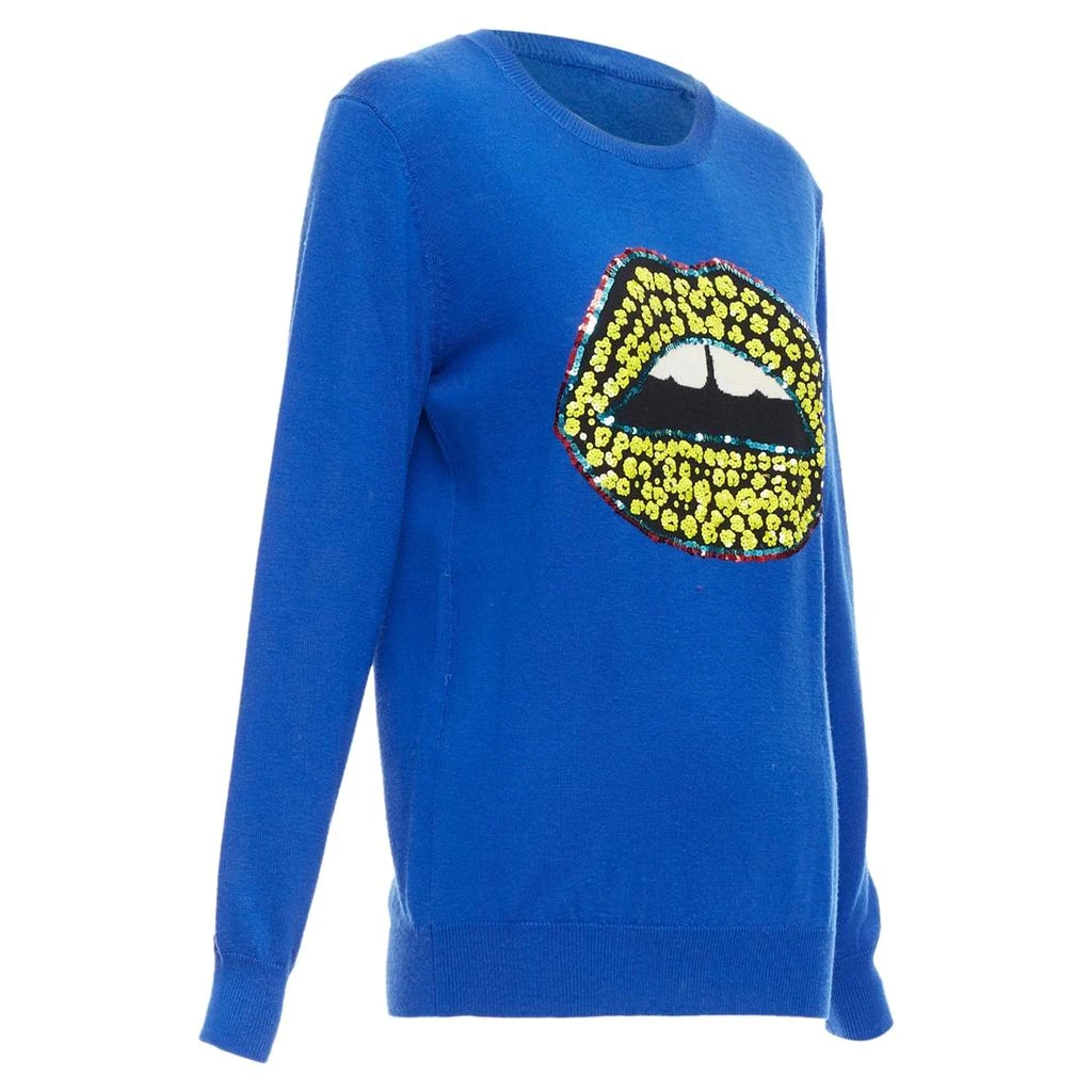 MARKUS LUPFER merino wool sequin lip sweater 3