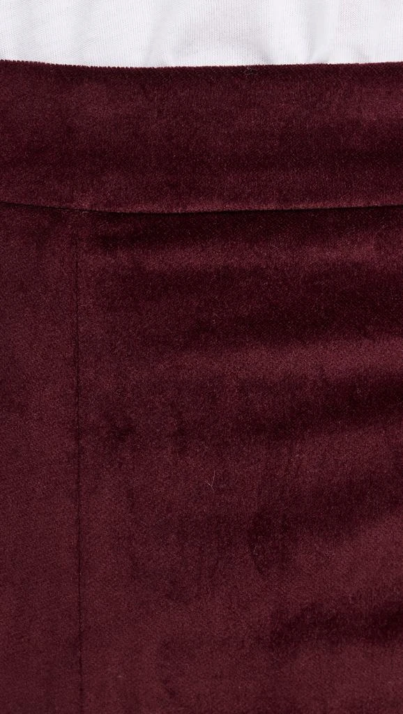 FRAME Cropped Velvet Wide Leg Trousers 5