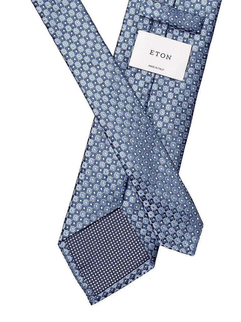 Eton Circle Pattern Silk Tie 3