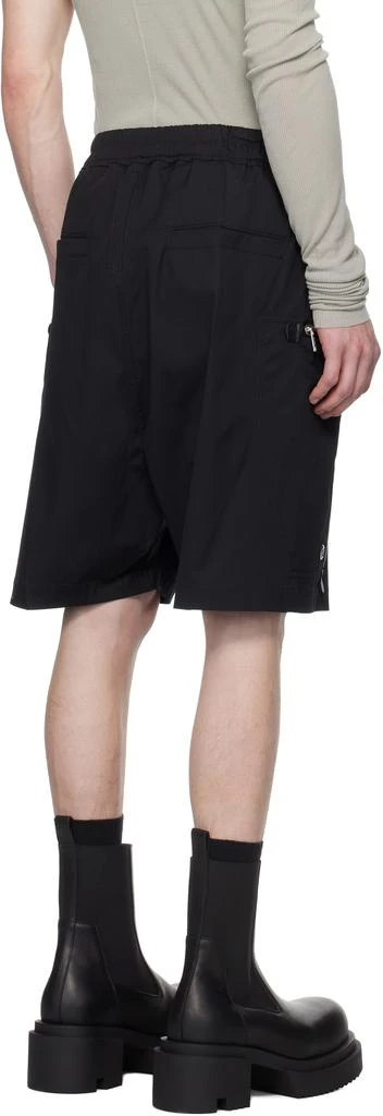 Rick Owens Black Hollywood Heavy Bauhaus Bela Shorts 3