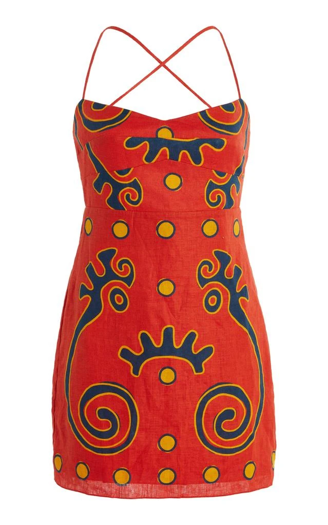 chinese dress ladies Cala de La Cruz Paloma Dress | Black/Floral | Size Xs main image 1