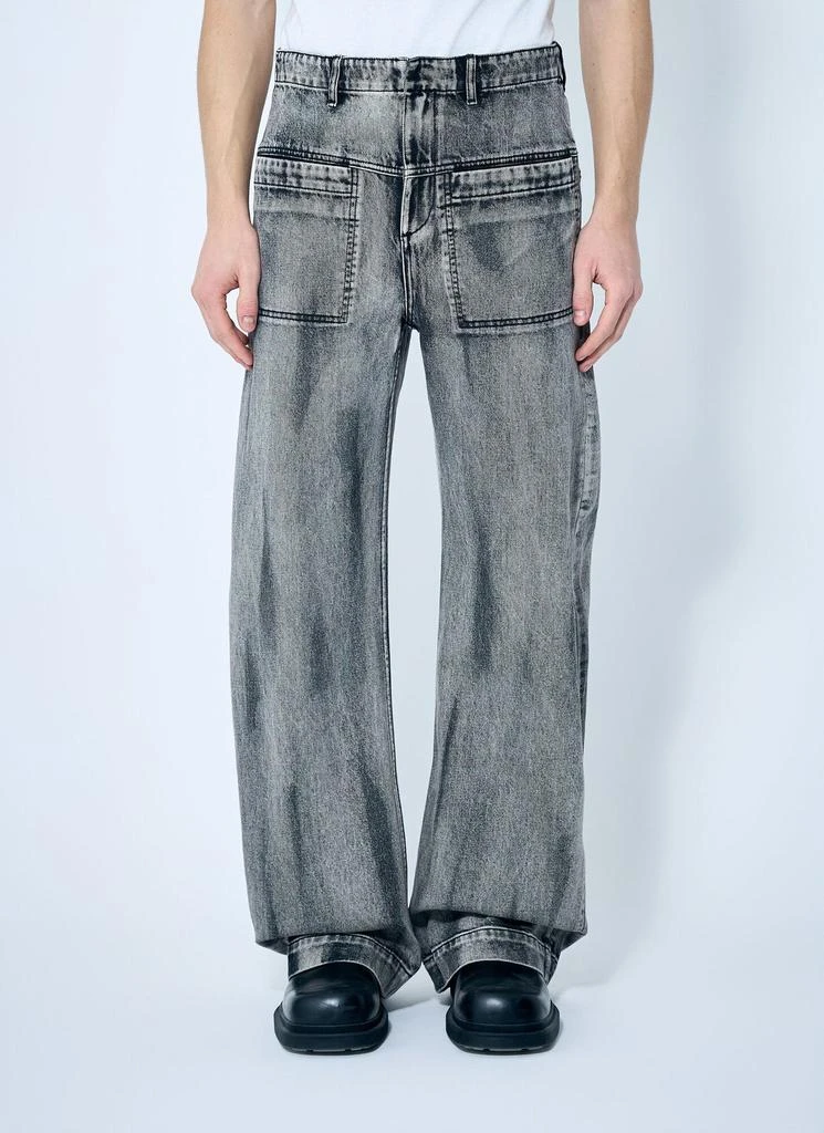 Entire Studios Entire Studios Asset Wide Leg Jeans 1