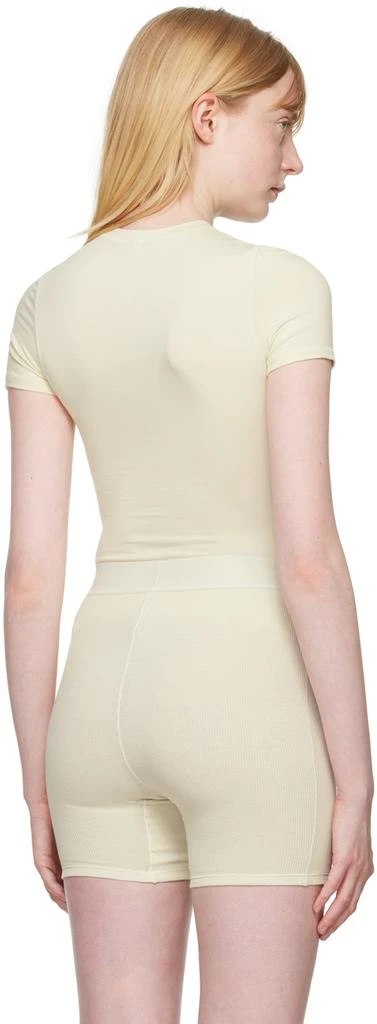 SKIMS Off-White Cotton Jersey T-Shirt 3