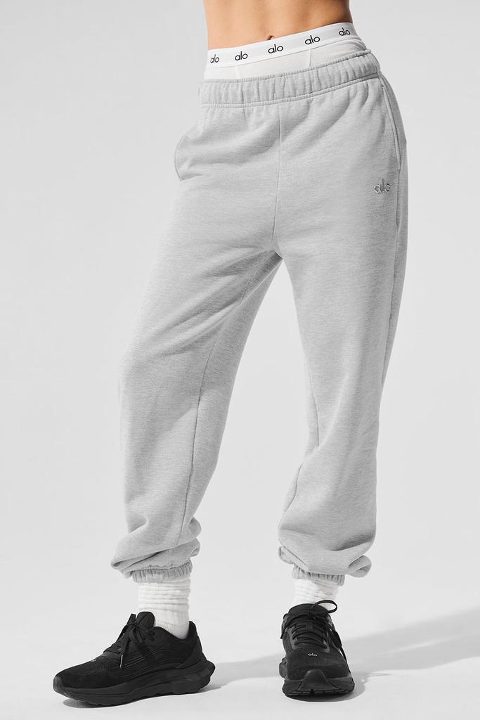 Alo Accolade Sweatpant - Athletic Heather Grey