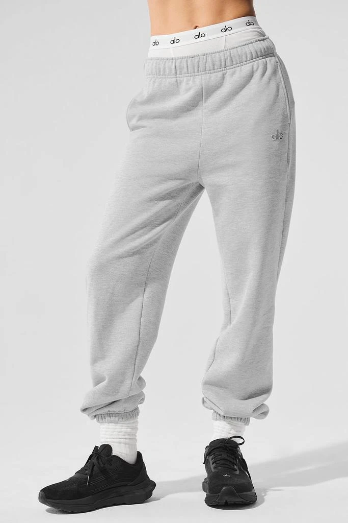 Alo Yoga Accolade Sweatpant - Athletic Heather Grey 1