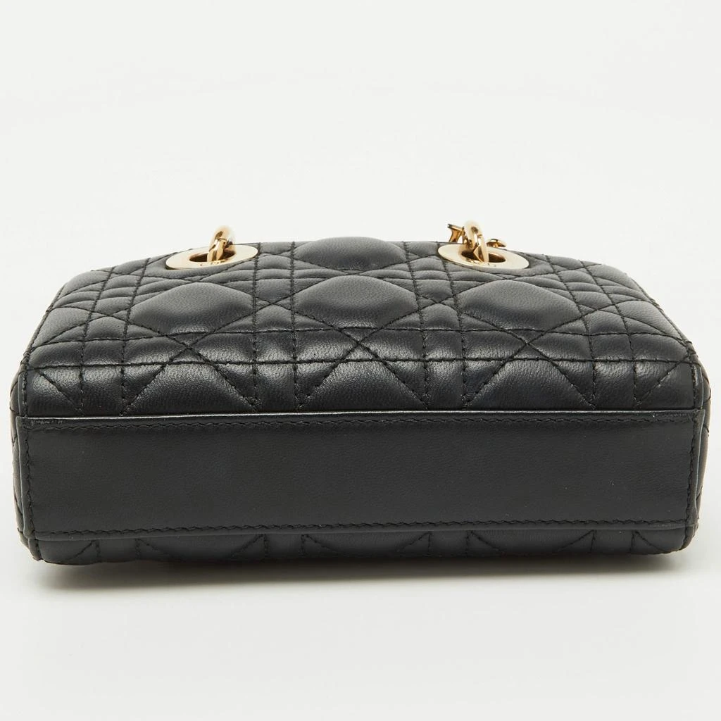 Dior Dior Black Cannage Leather Micro Lady D-Joy Bag 6