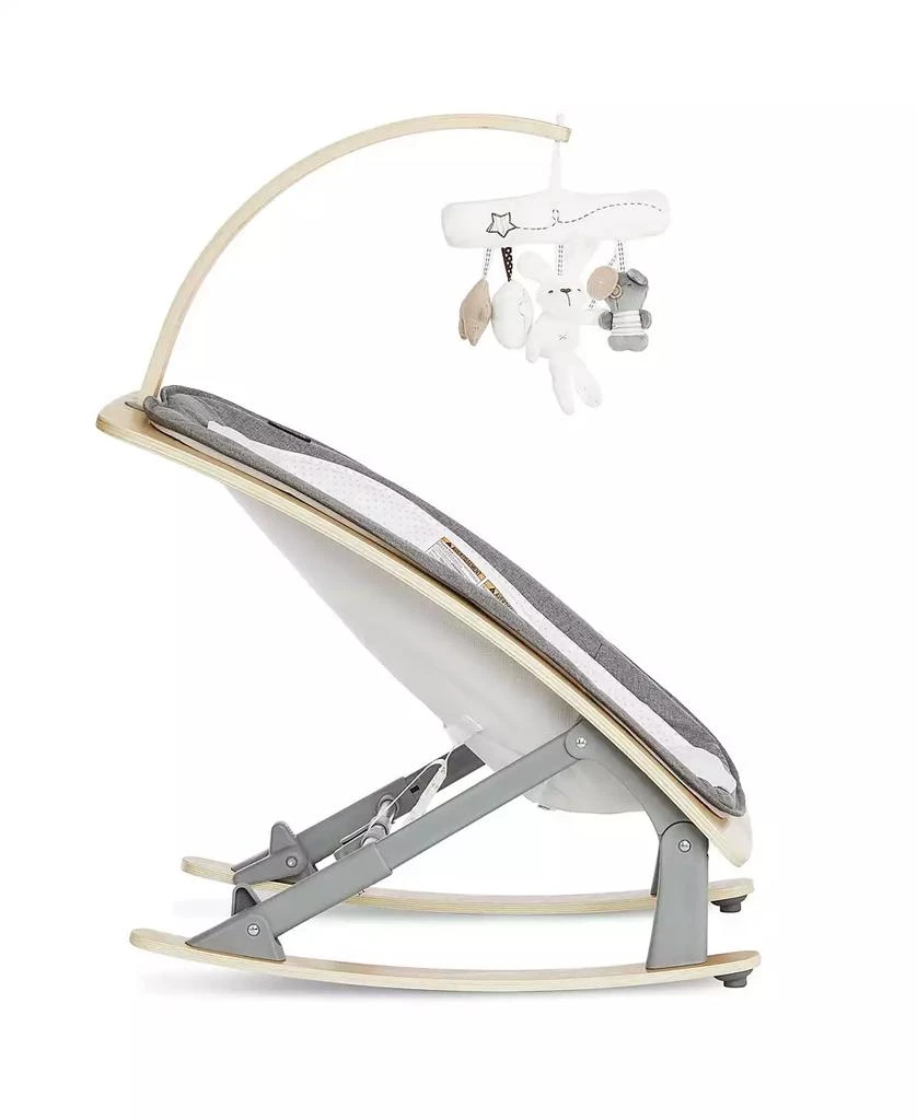 Evolur Tory 2-in-1 Rocker 
Chair in Light Gray 3