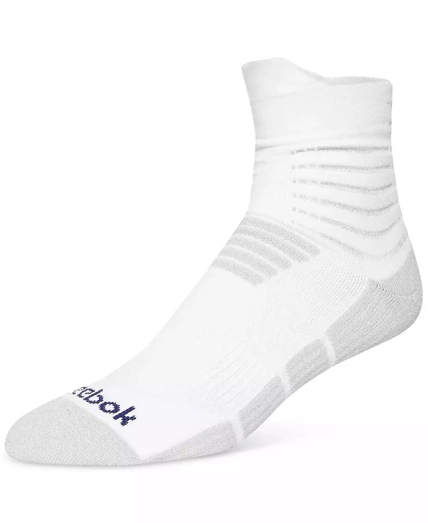 Reebok Men's Select Terry Basketball Quarter Socks 1
