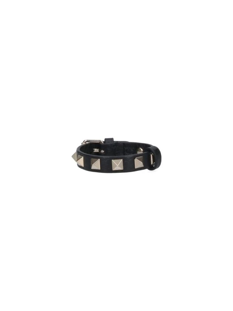 Valentino "Rockstud" Bracelet – Black