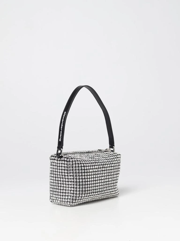 ALEXANDER WANG Alexander Wang Heiress bag in satin with set rhinestones 3