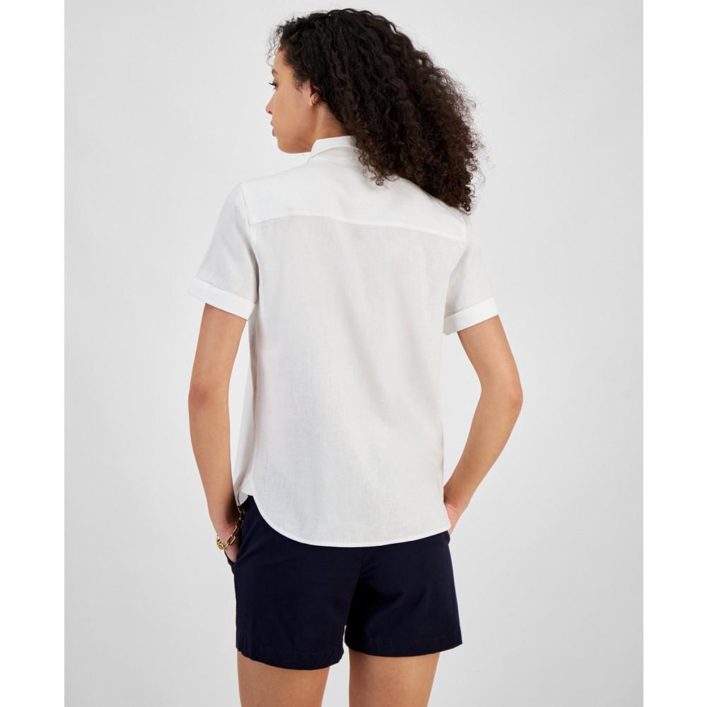 Tommy Hilfiger Women's Camp Short-Sleeve Shirt